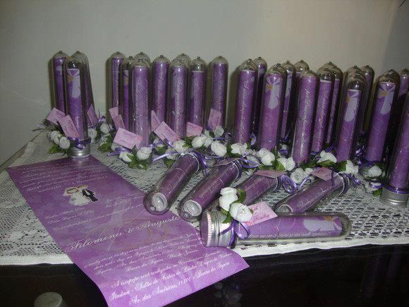 Convite Tubo Pet Casamento